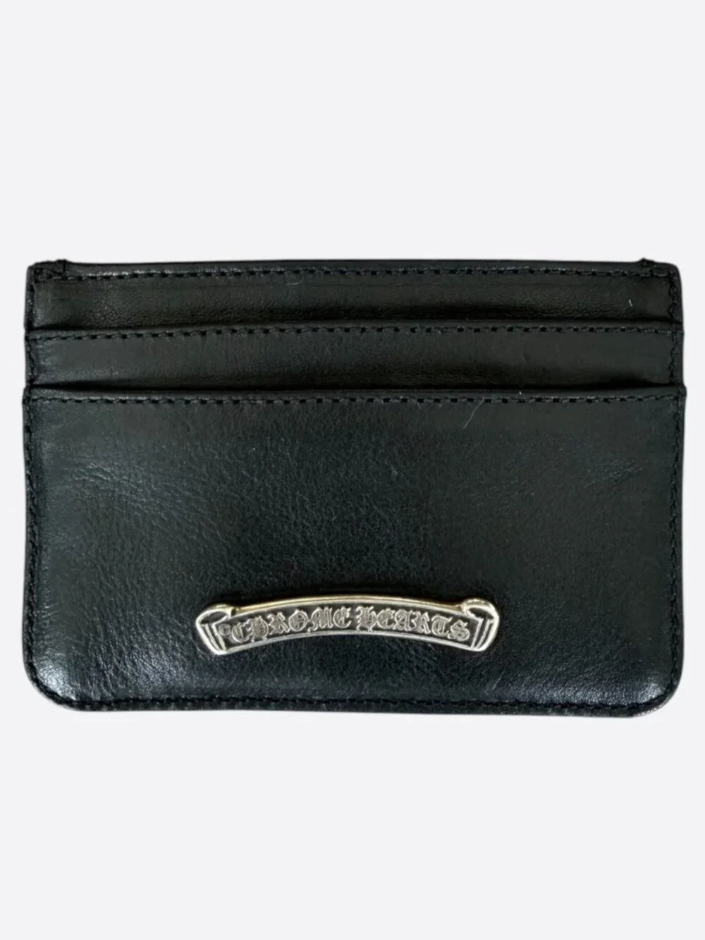 Chrome Hearts Black & Silver Cross Cardholder